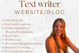 write unique texts for your website in dutch or english