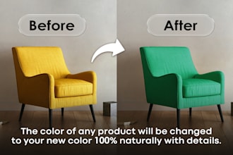 professionally change product colors in photoshop