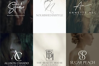 design a monogram logo and brand identity for your company