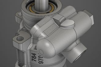 do reverse engineering convert 3d scan to solid cad model, stl, obj, data to stp