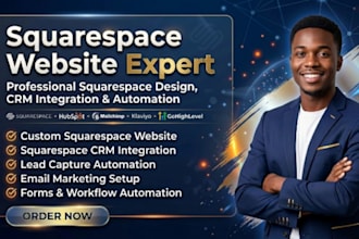 connect squarespace forms to hubspot CRM, zapier, mailchimp and automate leads