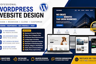 build wordpress blog website news magazine website design