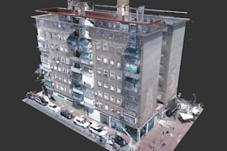 register, georeference and clean laser scan point clouds