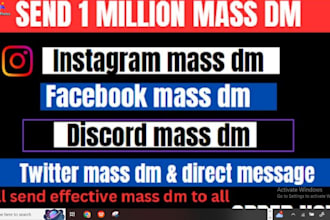 blast worldwide mass dm, bulk sms, ig mass dm, telegram dms, twitter mass, fb dm