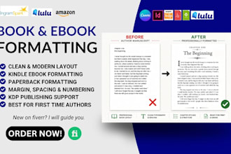 manuscript formatting book formatting manuscript editing kindle ebook formatting