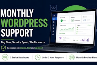 fix wordpress issues with monthly maintenance
