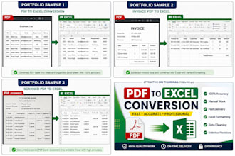convert pdf to excel