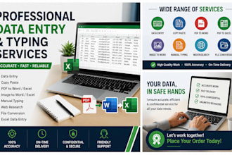 do data entry and typing