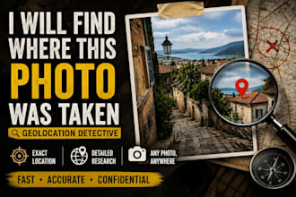 try to find the location of an old photo