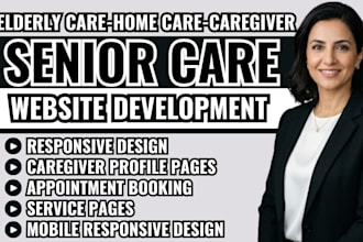 senior care website, elderly care website, home care website, caregiver website
