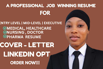 write an ats healthcare resume for nursing and medical jobs