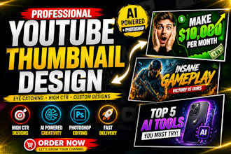 design eye catching youtube thumbnails using ai
