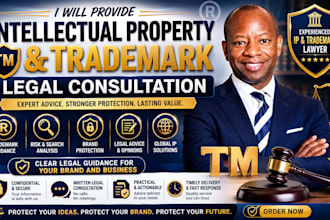 provide intellectual property and trademark legal consultation