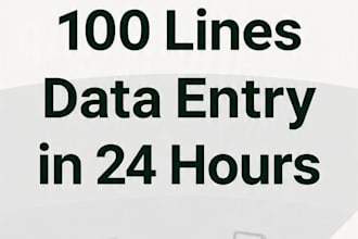 do fast and accurate data entry in excel, word and PDF