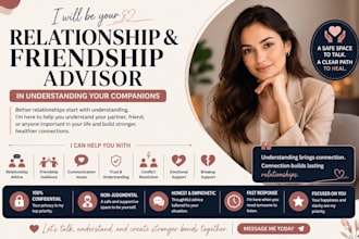 be your relationship and friendship advisor in understanding your companions