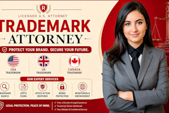be your US trademark attorney registration, and patent filling