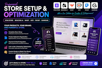 setup stan store, whop, kofi, stan store marketing, beacons ai, payhip, gumroad