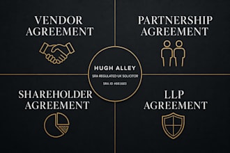draft a UK grade vendor agreement or supplier agreement as contract lawyer
