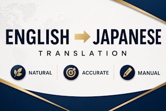 translate english to natural japanese