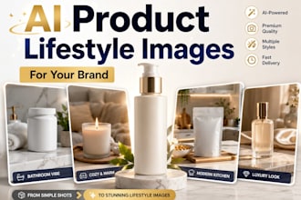 create product lifestyle images  and ad mockups