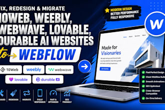 fix 10web website weebly webwave website, lovable to webflow, durable ai website