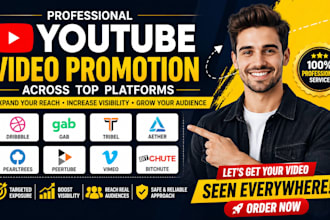 youtube dribbble gab tribel aether pearltrees peertube vimeo bitchute promotion