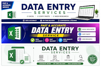 do accurate data entry, excel data entry, copy paste, and web research