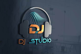 design dj, music, band, hiphop, producer, entertainment logo