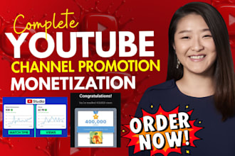 do organic christian youtube video and channel promotion for monetization