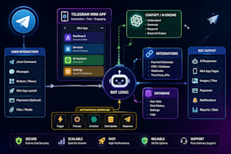 build telegram mini app, custom telegram ai bot with chatgpt integration