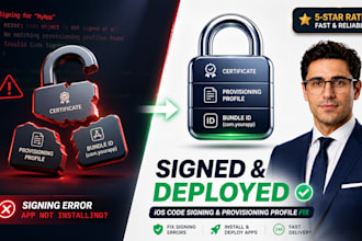 resolve ios code signing and provisioning profile errors