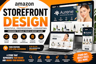 design a premium amazon storefront that increases sales