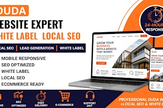 be white label duda website developer, duda expert, local SEO website designer