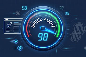 audit your wordpress site speed and deliver a prioritized fix list