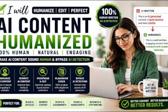 humanize ai content, rewrite ai text and pass ai detection naturally