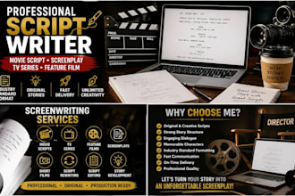give script coverage feedback, notes, analysis for TV pilot or film screenplay