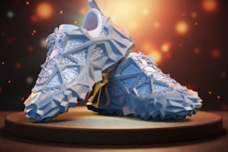 design 3d cgi shoe design, footwear model, sneaker, custom sneaker, shoe sketch