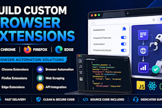 create and build your chrome, firefox, and edge browser extension
