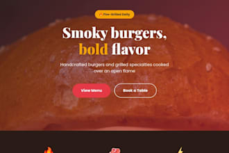 design a modern responsive landing page for your business