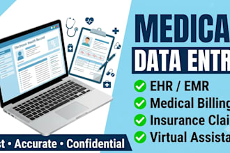 do medical data entry ehr emr management medical billing