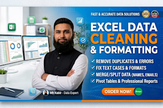 do excel data cleaning formatting and fix messy data