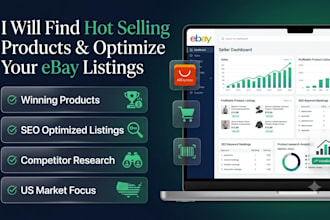 find hot selling products and optimize your ebay listings
