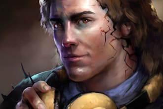 paint a character portrait