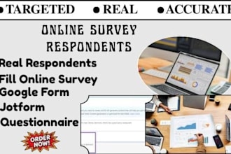 handle surveys, questionnaires, and product market research