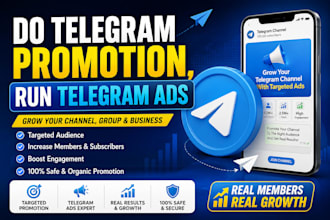 do telegram promotion, run telegram ads