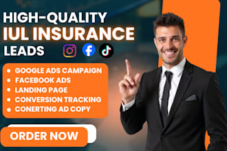 iul insurance leads life insurance leads insurance website insurance facebook ad