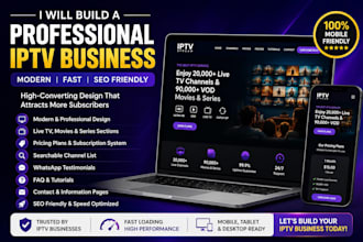 build an iptv website with payment method redirection