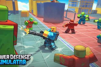 develop roblox stimulator, tycoon or tower defense game