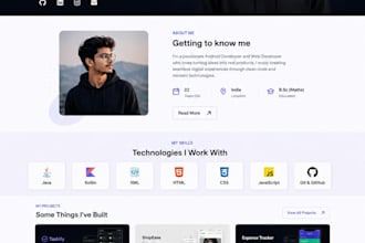 design and develop a responsive landing page