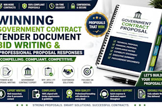 write winning government contract tender document bid writing and professional